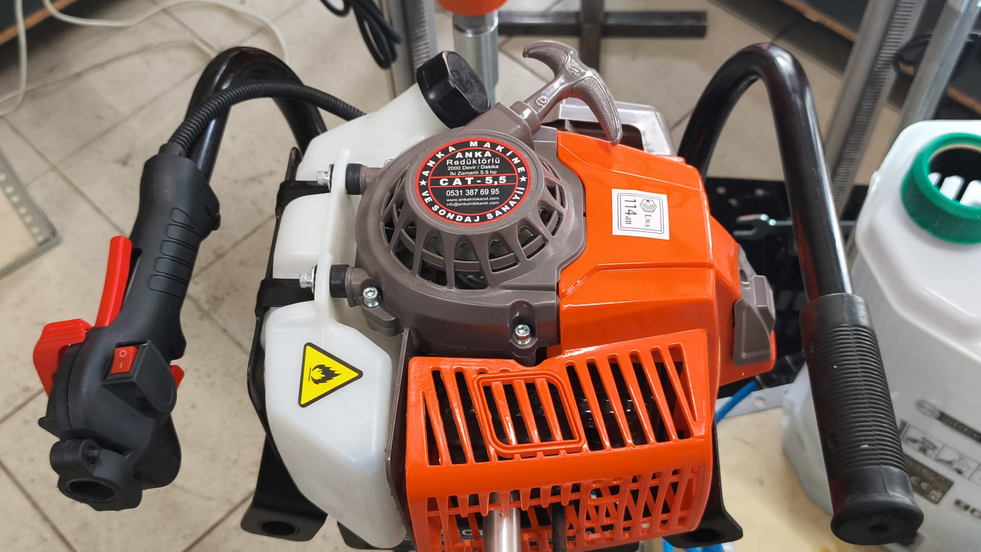 5,5 Redüktörlü El Karot Makinesi